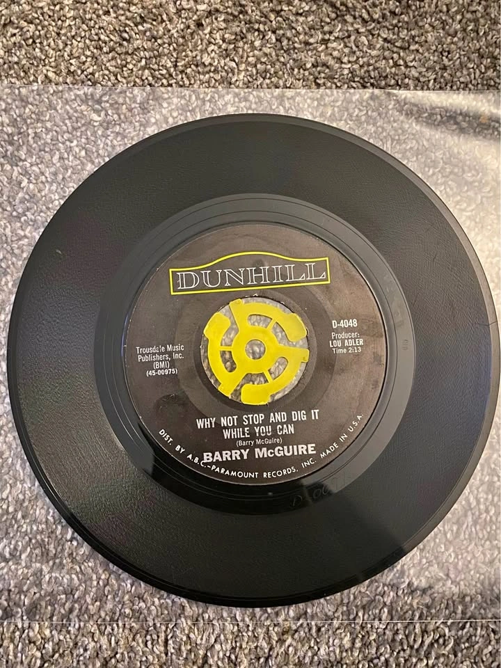Barry McGuire, There's Nothing Else on My Mind / Why Not Stop. V