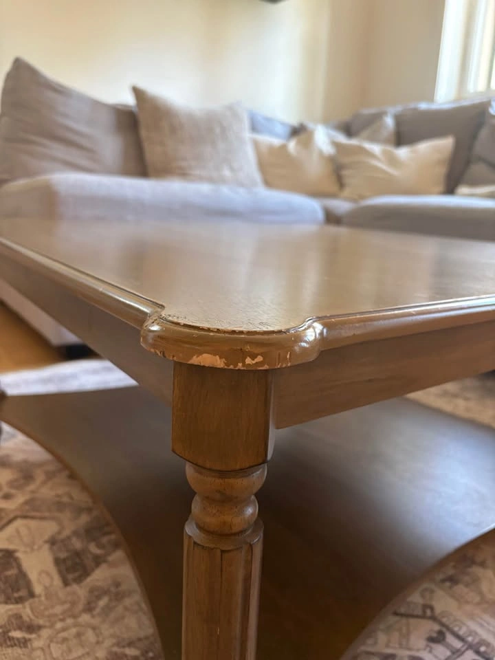 Wood coffee table - photo 5
