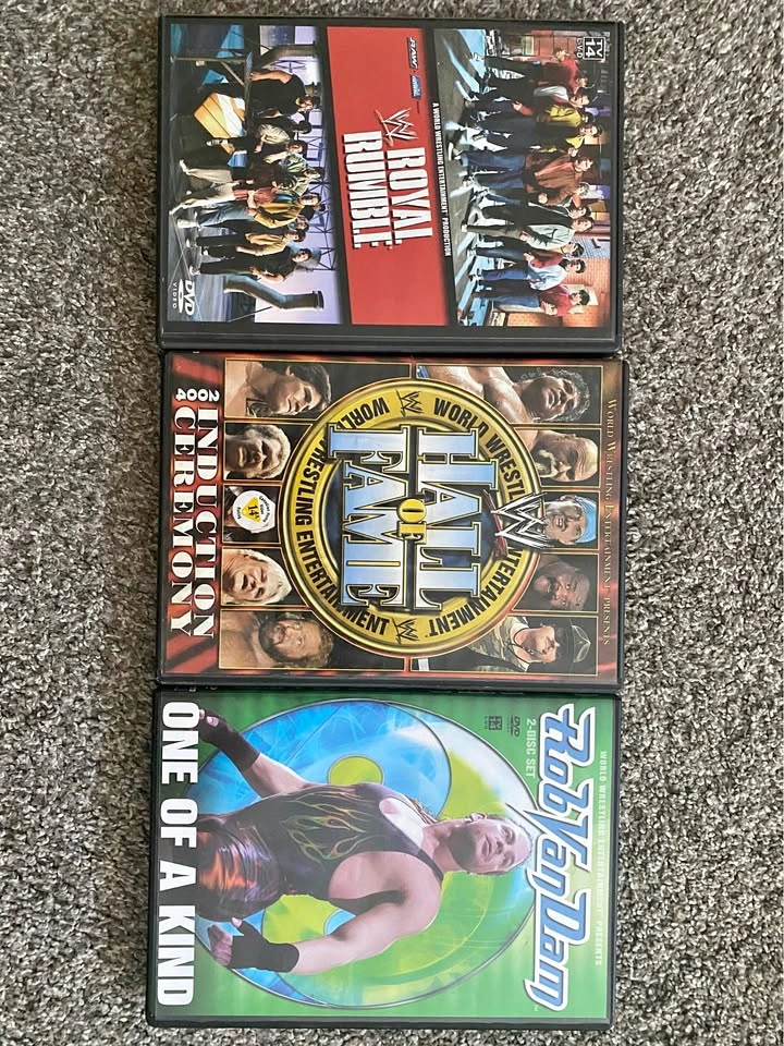 WWE wrestling DVD’s