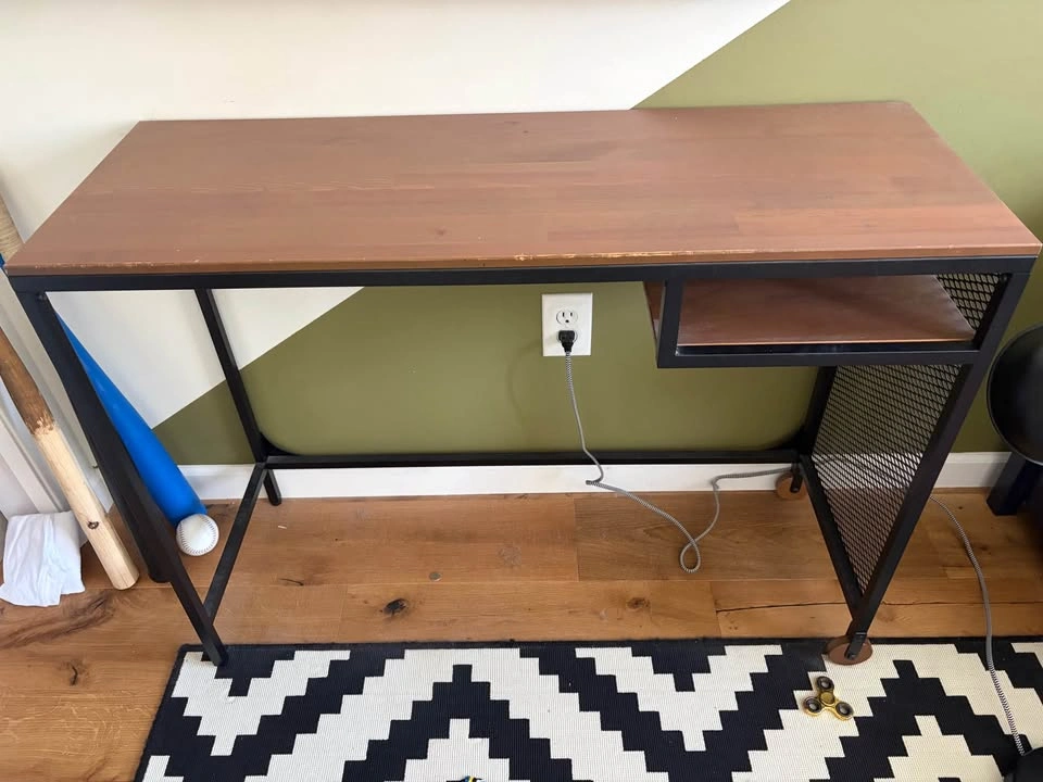 IKEA Fjallbo Desk and Wall Shelves - photo 3