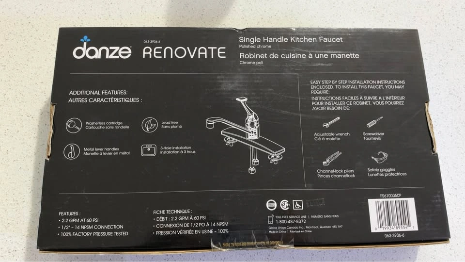 Danze Renovate Single Handle Kitchen Faucet - photo 3