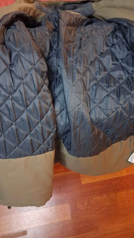 Adidas Olive Green Parka Jacket, XL, mens - photo 3