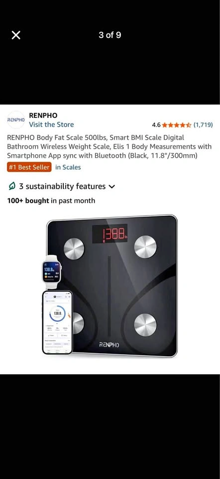 RENPHO Elis 1 Smart Body Scale