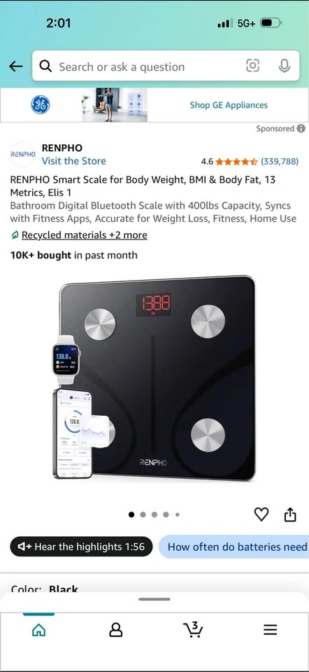 RENPHO Elis 1 Smart Body Scale - photo 4