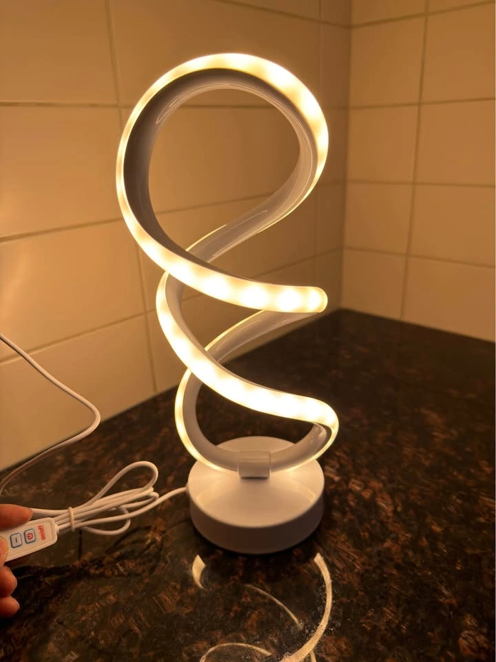 Modern Spiral LED Table Lamp 2 pcs - photo 2