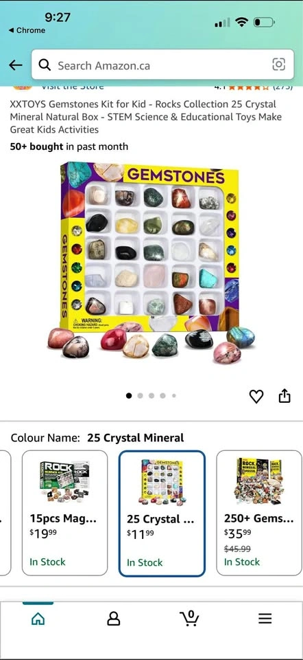 XXTOYS Gemstones Kit for Kids