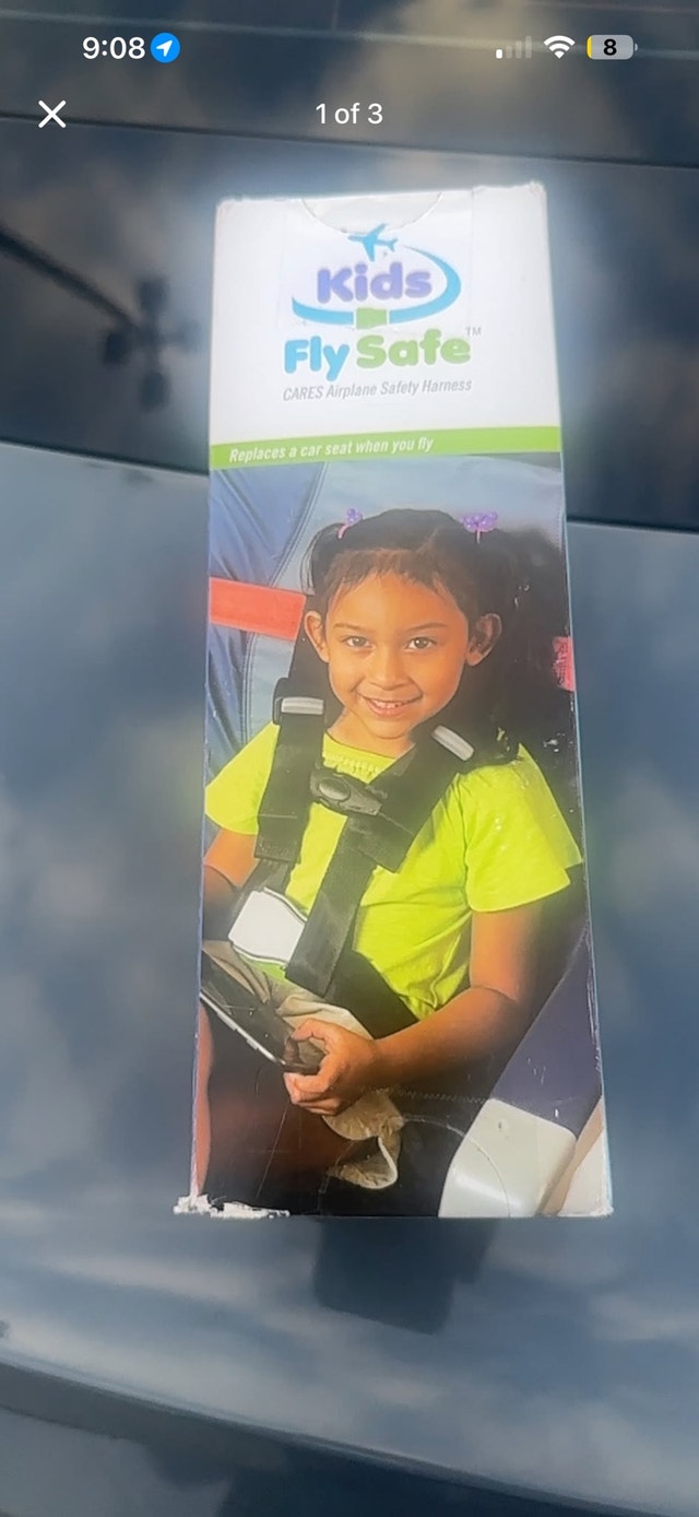 Kids Fly Safe CARES Safety Harness
