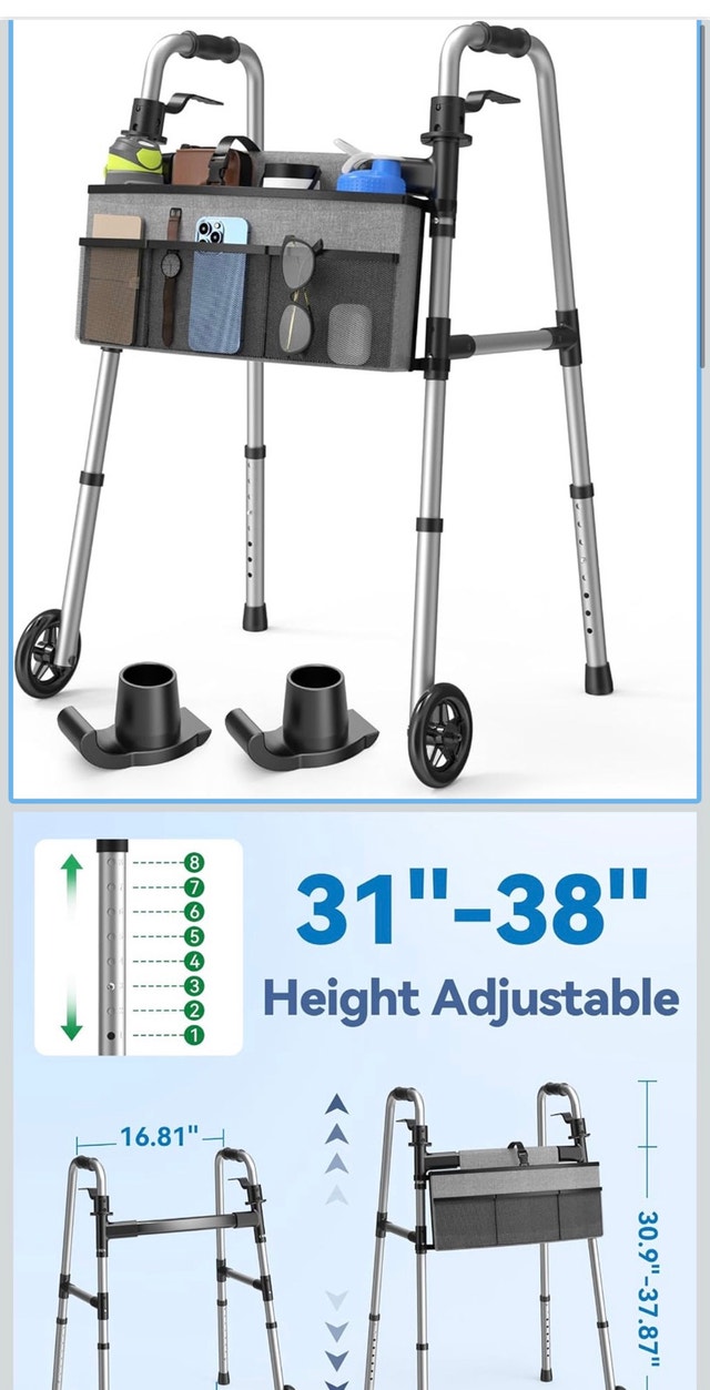 LOYODA Folding Walker with Basket FBL830250 - photo 3