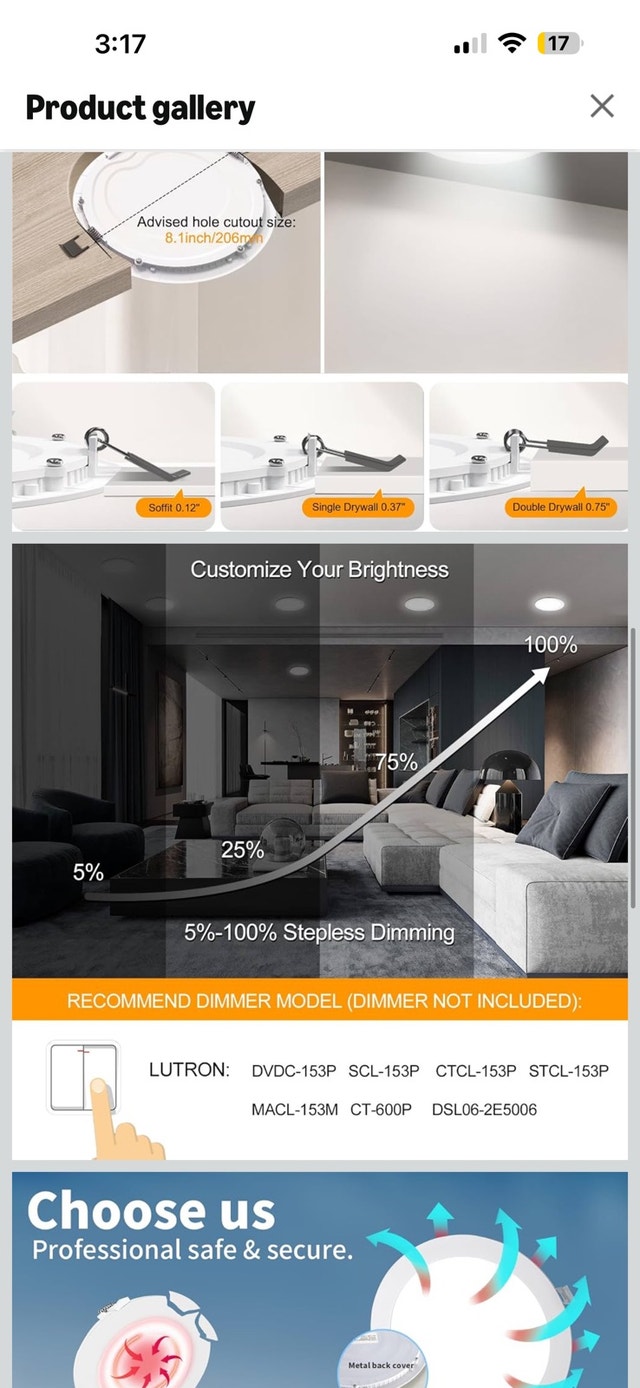 12 Pack 8 Inch LED Recessed Light - photo 3