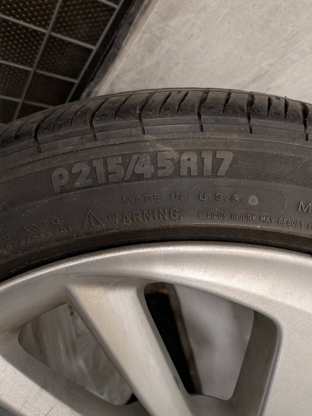 Acura 17-inch Alloy Wheel with Tire - photo 3