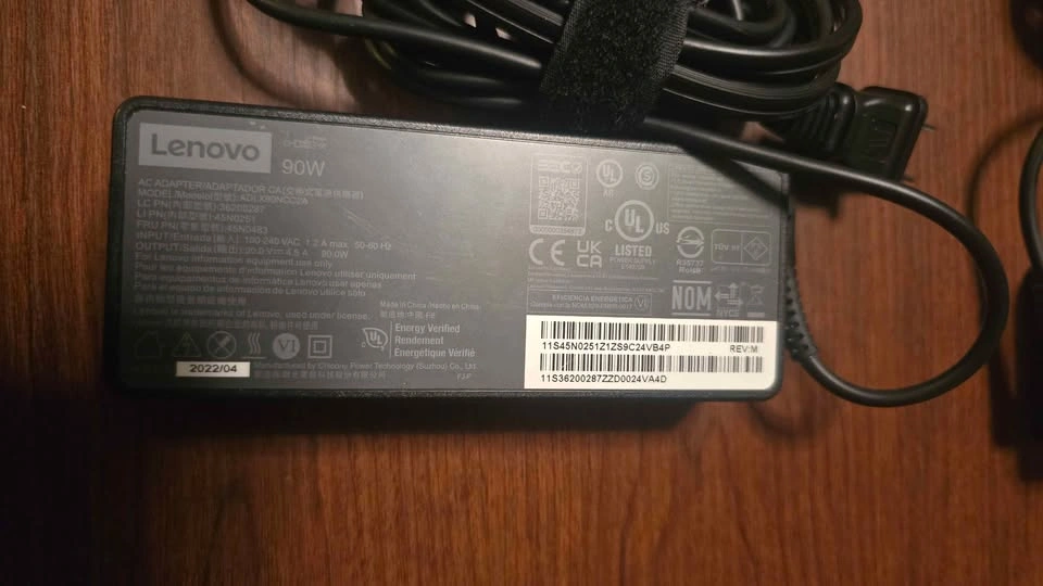 Lenovo 90W AC Power Adapter Charger / Slim Tip (2 Available) - photo 2