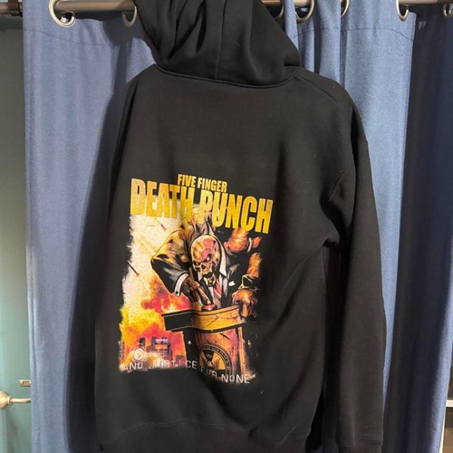 Five Finger Death Punch And Justice For None Zip Up Hoodie 3XL - photo 2