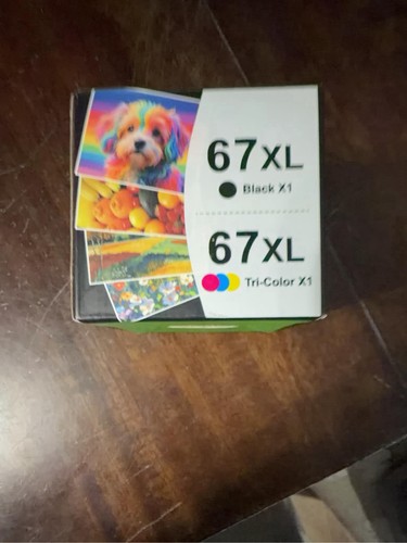 Replacement HP 67XL 67XXL Black & Color Ink