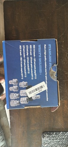 APOWER 9-Pack Stainless Steel Pressure Washer Quick Connect Adap - photo 2