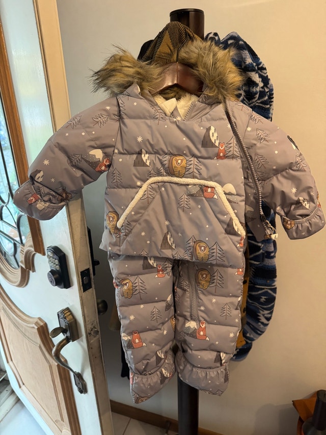 9 Month Deux Par Deux Snowsuit