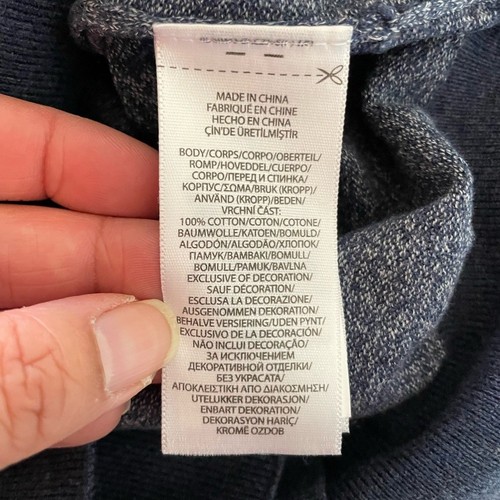 Polo Ralph Lauren Men's Heathered Blue Pima Cotton Crewneck Swea - photo 4