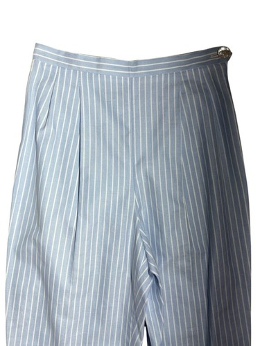 Miu Miu Blue and White Striped Women's Pants sz 36 - photo 2