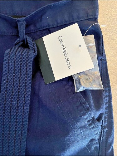 Calvin Klein Jeans Men's Cargo Shorts Cotton Blue Size 40 NWT - photo 5