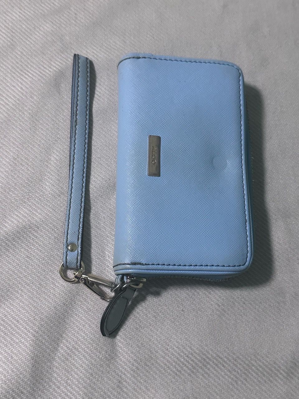 Aldo Light Blue Wristlet Wallet