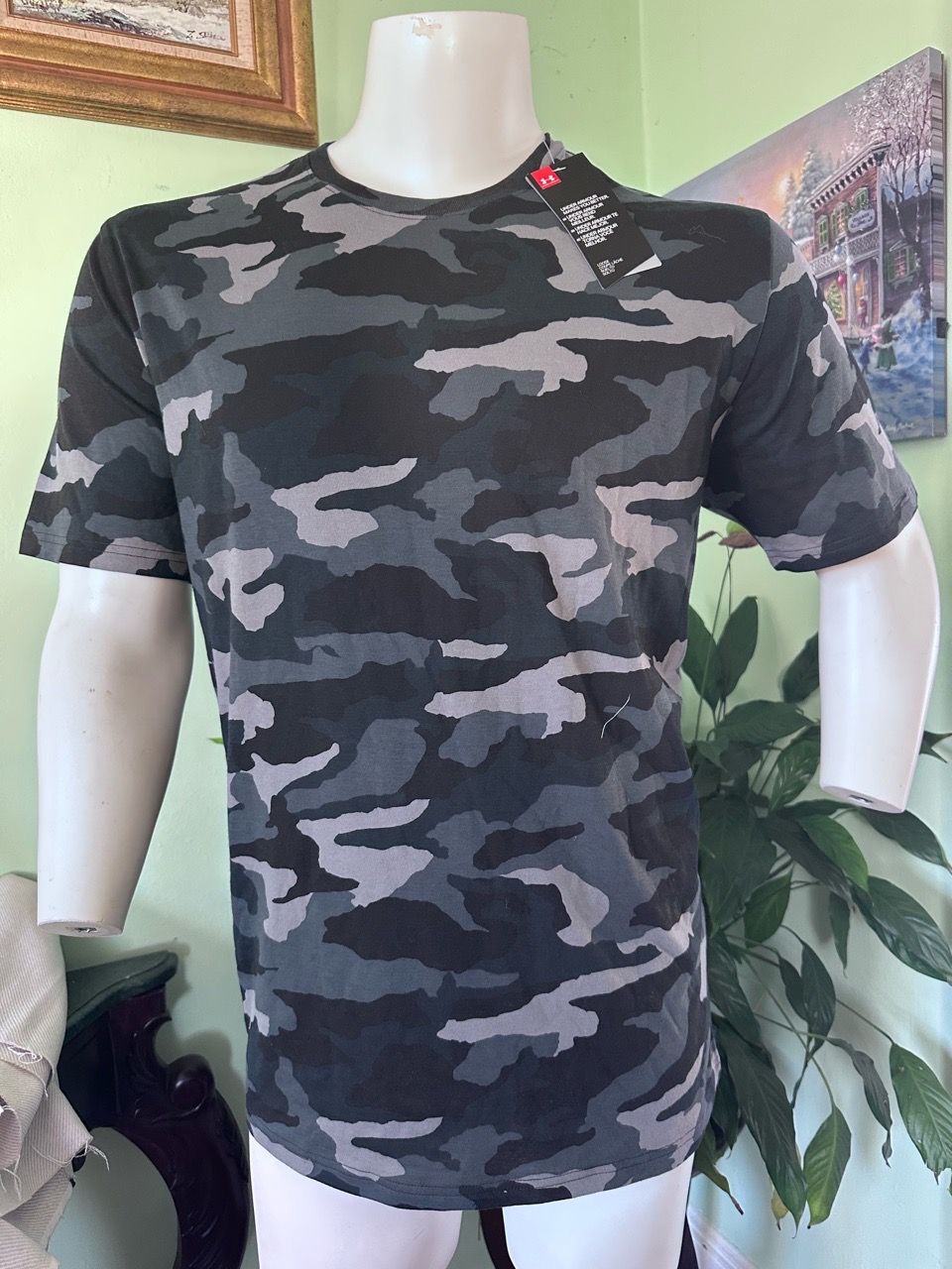 Gray Camo Short Sleeve T-Shirt - photo 2