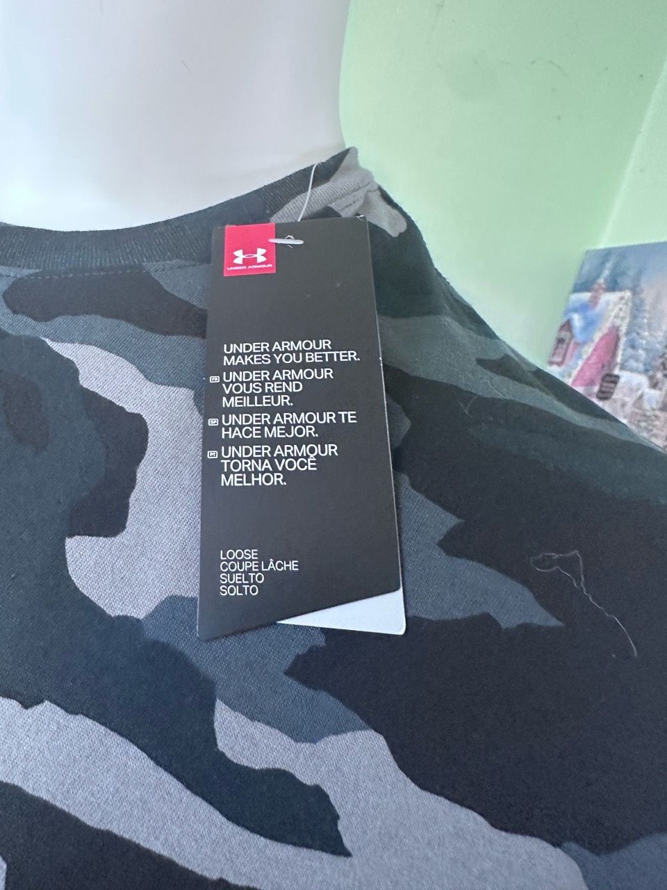 Gray Camo Short Sleeve T-Shirt - photo 3