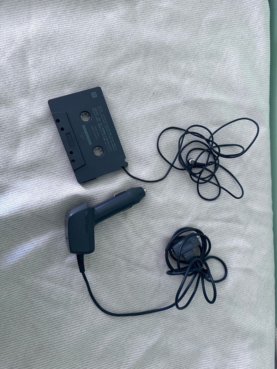 Car Cassette Tape Adapter with Cables