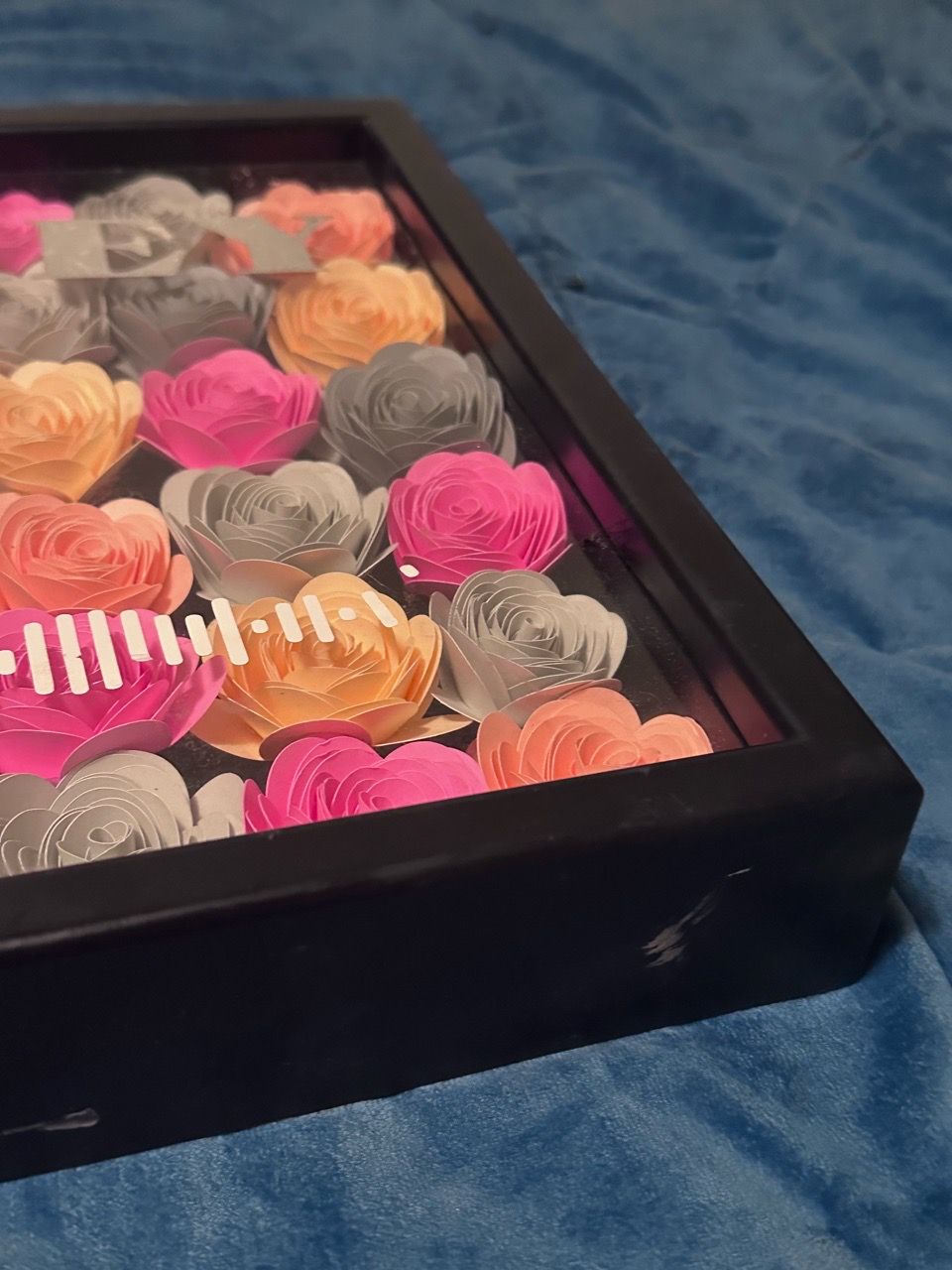 Custom Spotify Paper Flower Shadow Box - photo 3