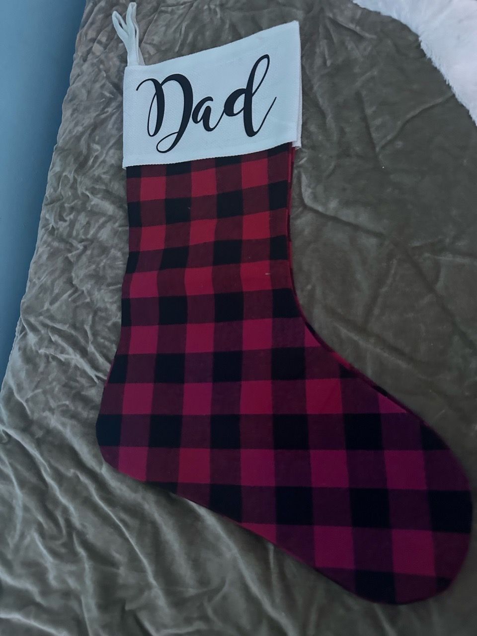 Personalized "Dad" Christmas Stocking
