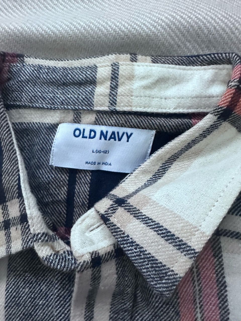 Old Navy Kids Plaid Flannel Button-Up Shirt - photo 3