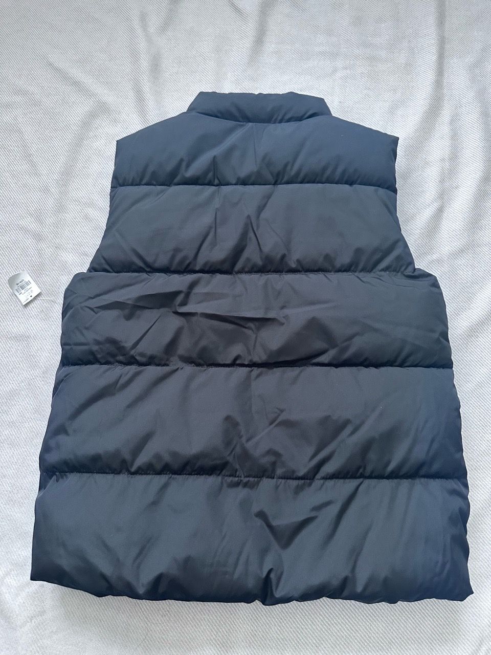 Black Puffer Vest with Zip Front - photo 4