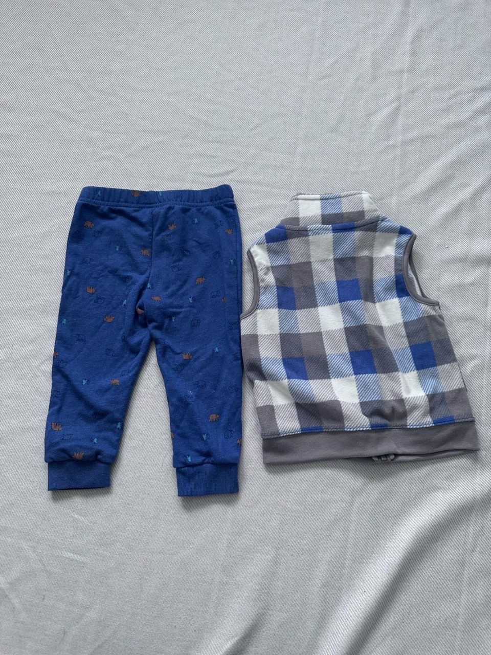 Toddler Boy Vest and Jogger Pants Set - photo 3
