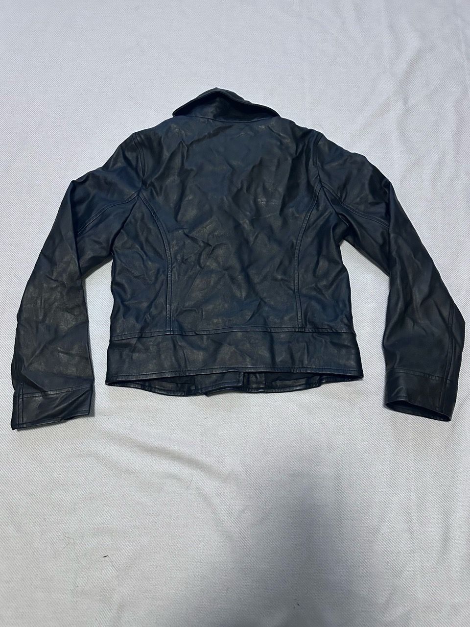 Gap Kids Black Faux Leather Moto Jacket - photo 3