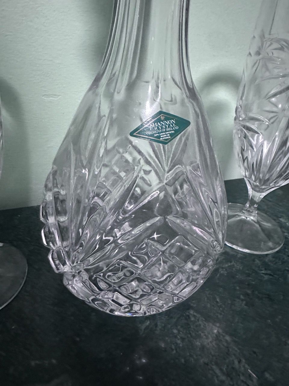 Crystal Decanter Set with 4 Glasses - photo 2