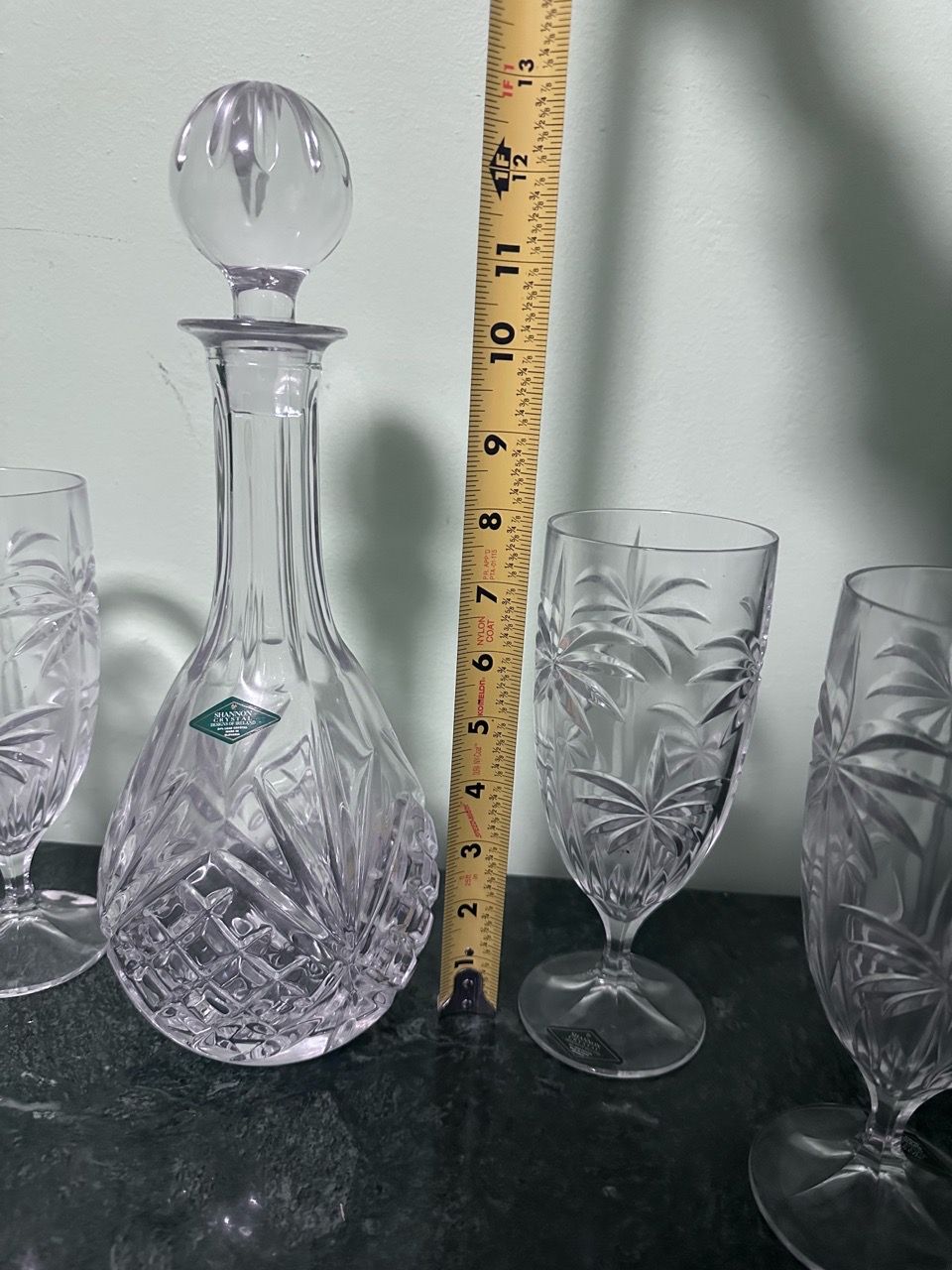 Crystal Decanter Set with 4 Glasses - photo 5