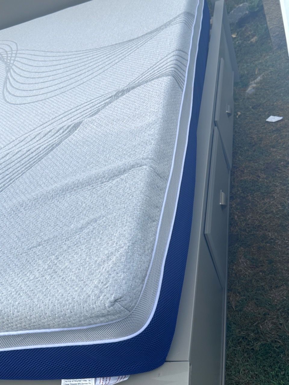 Gray Storage Bed Frame with Mattress - photo 2