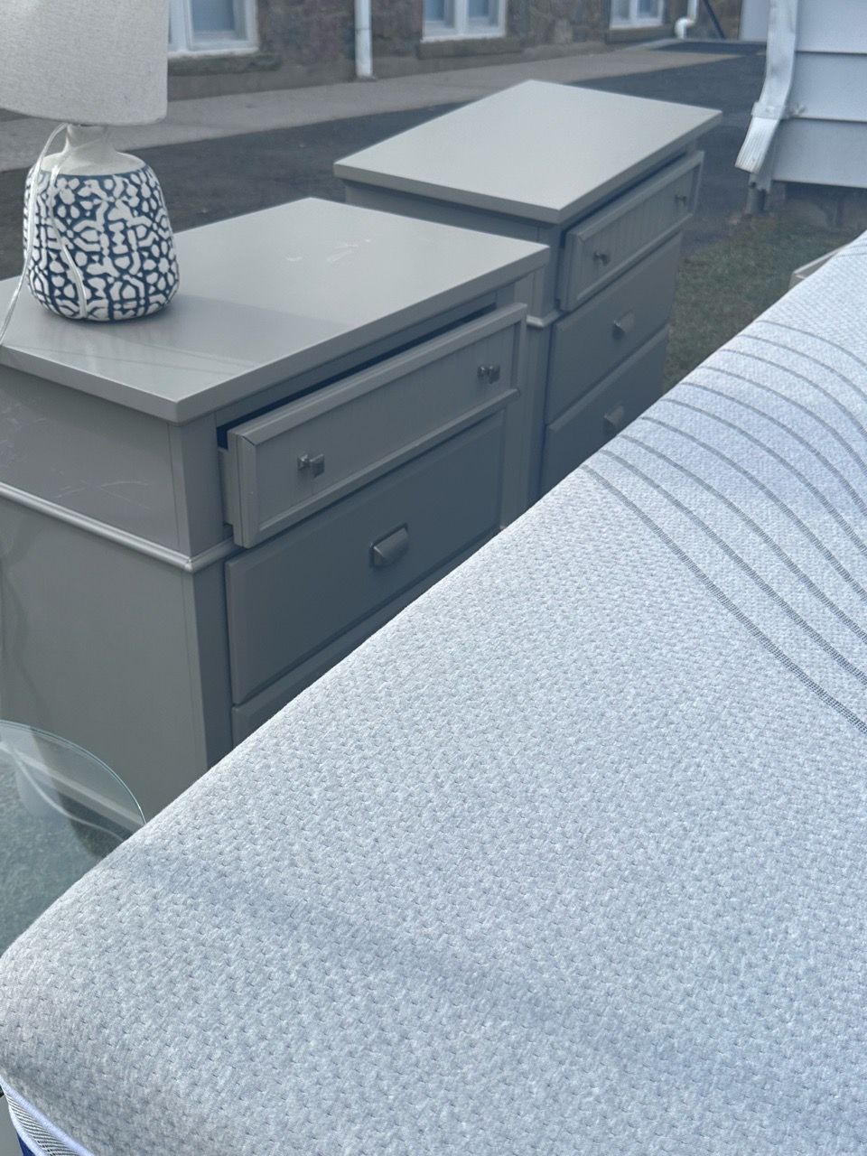 Gray Storage Bed Frame with Mattress - photo 4