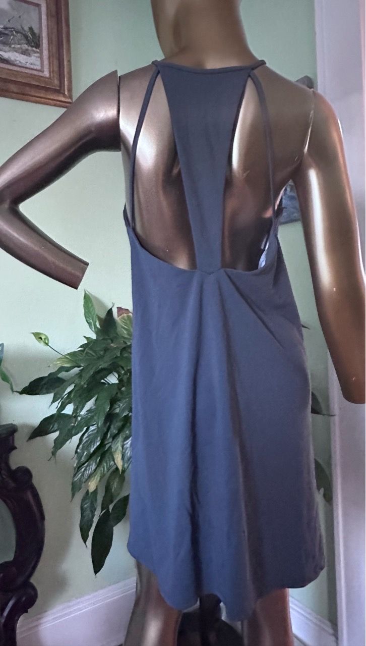 Blue Sleeveless Shift Dress - photo 4