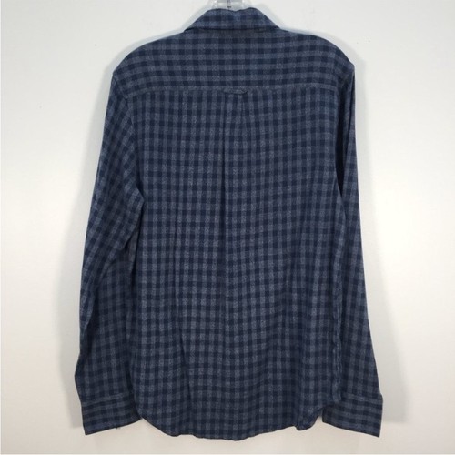 Lucky Brand Blue Checkered Button-Down Shirt sz S - photo 2