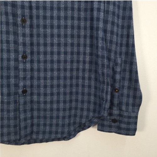 Lucky Brand Blue Checkered Button-Down Shirt sz S - photo 4