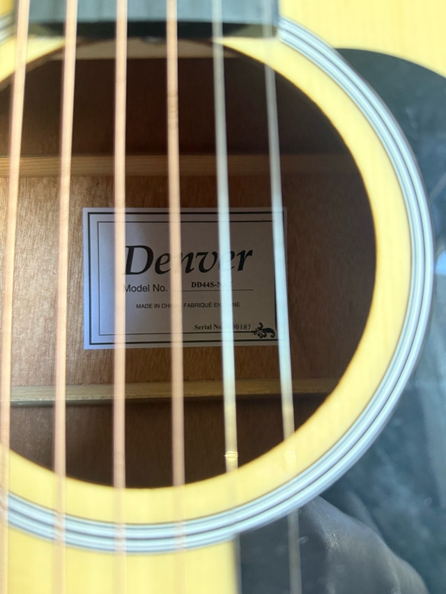 Denver Full-Size Steel-String Acoustic Guitar + Gig Bag - photo 2