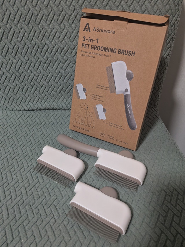 3-in-1 Pet Grooming Brush Set – Dogs & Cats