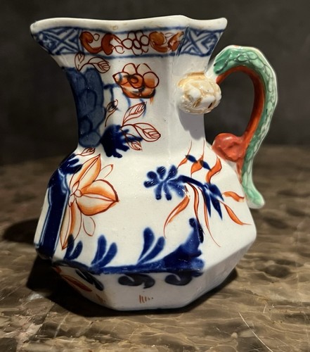 Mason Patent Ironstone Miniature Hydra Jug, Japan Basket