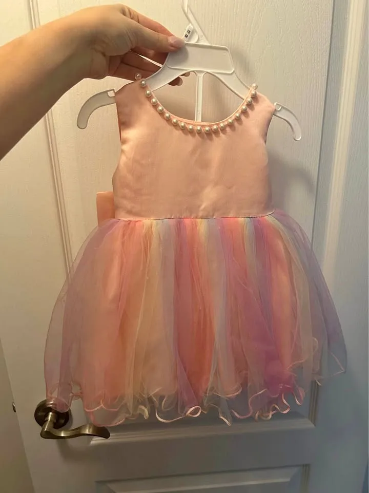 Beautiful Baby Dress, 12 months. thumbnail