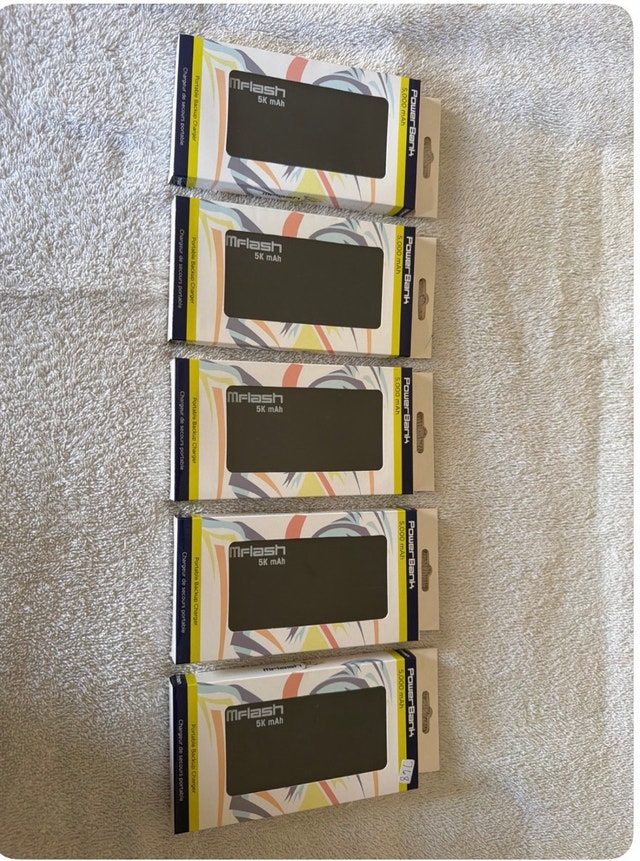 mFlash 5,000 mAh Power Banks — Lot of 5, New in Box - photo 2