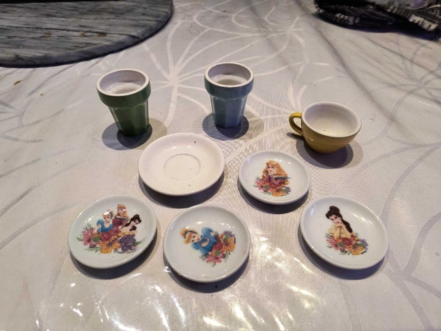 kids ceramic tea set
