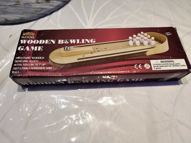 wooden bowling game