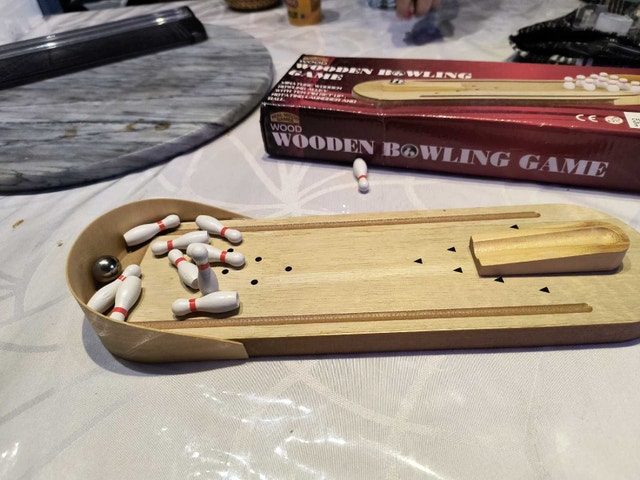 wooden bowling game - photo 4