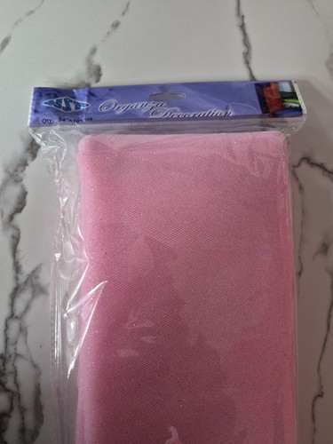 tulle fabric Decoration Pink 54x 10 YDS