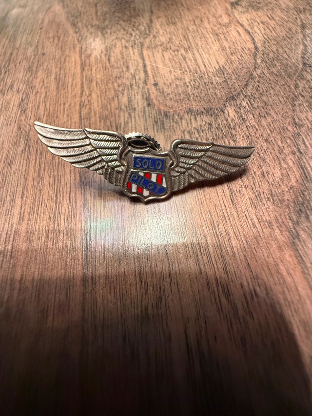Vintage Solo Pilot Wing Pin