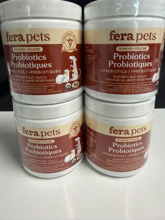 Fera Pets Organic Probiotics for Dogs & Cats, 60 Scoops - photo 4